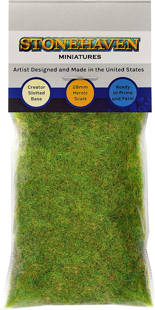 Static Grass Spring Green - 2mm - Base & Scenery Flock - Stonehaven Miniatures