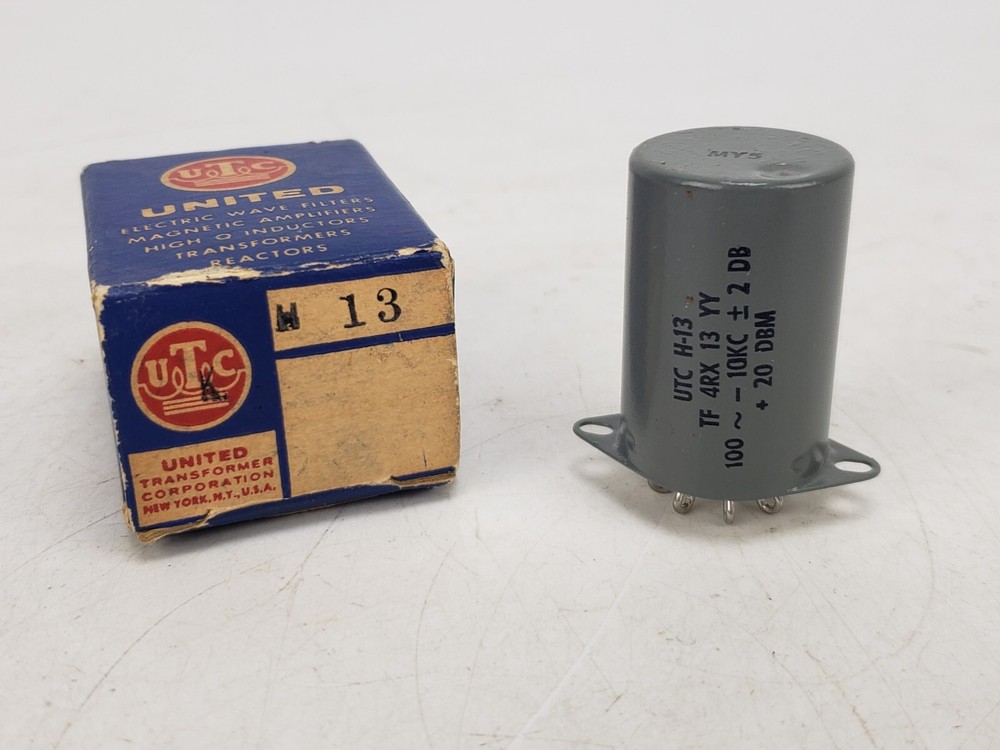 Vintage UTC H-13 Interstage Transformer Audio S IS