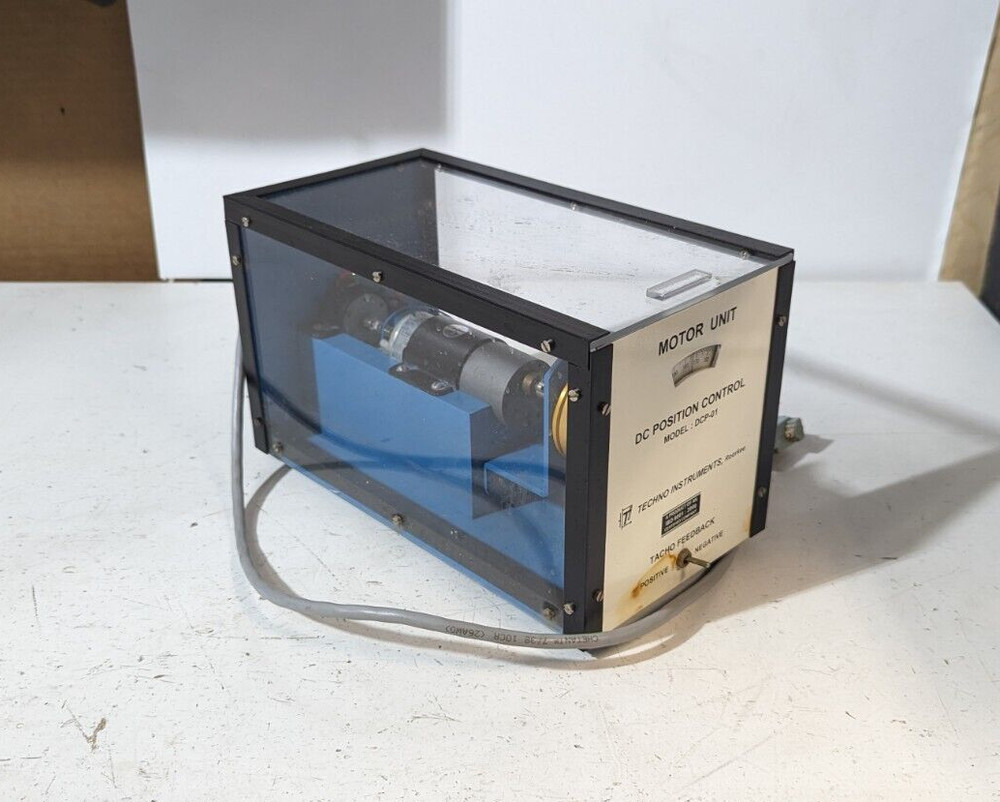 SES Techno Instruments DCP-01 M.Unit Motor Laboratory Instrument