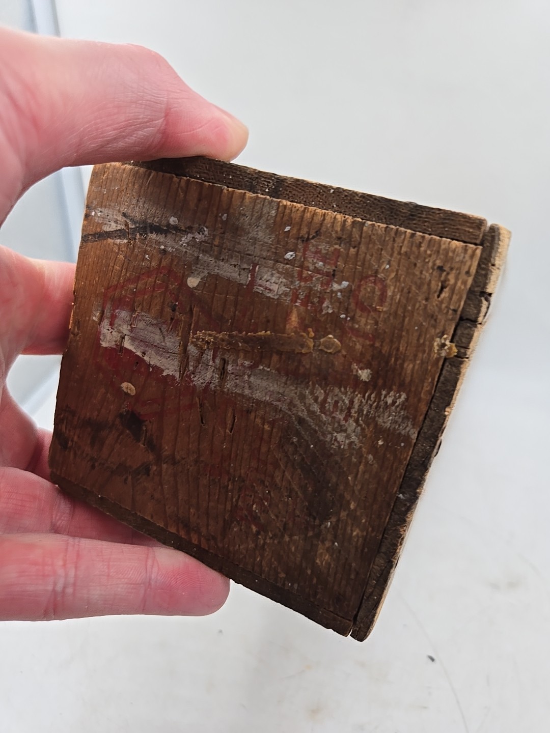 VINTAGE KRAFT PIMENTO CHEESE WOOD BOX CHICAGO, ILL