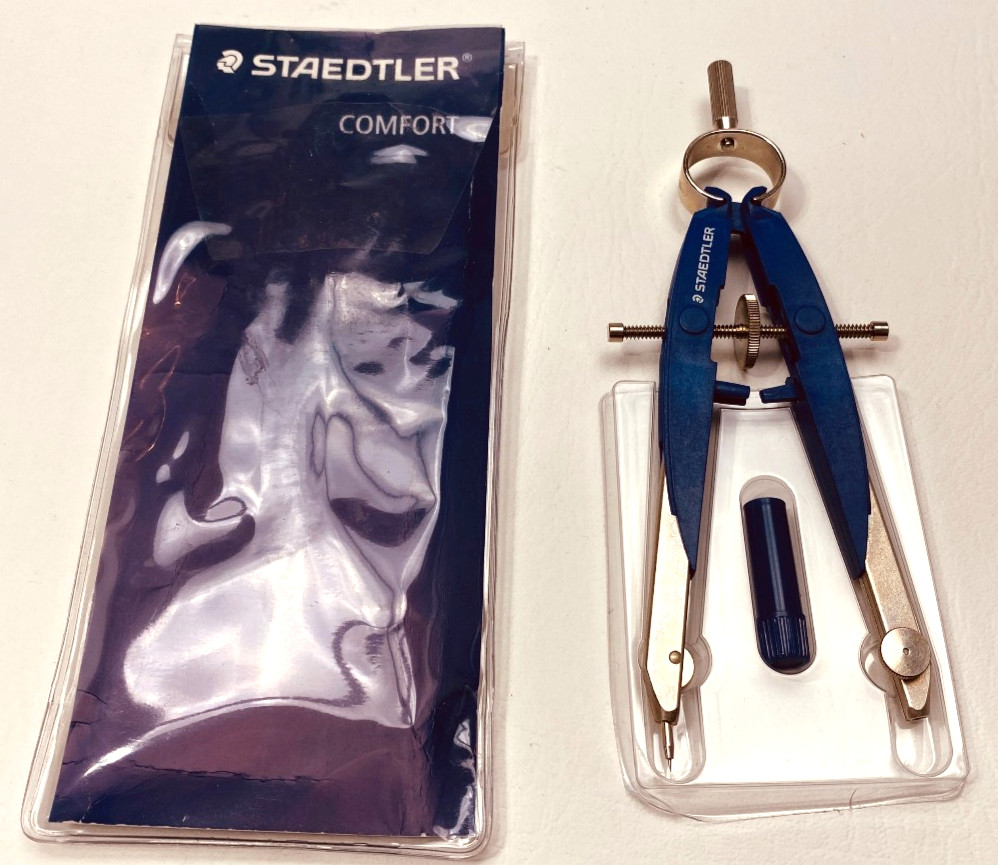 Vintage NEW Staedtler Mars 556 Precision Drafting Engineering Compass