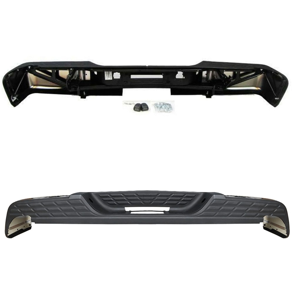 Rear Step Bumper Assembly Kit without Radar Hole Replacement for 2007-2013