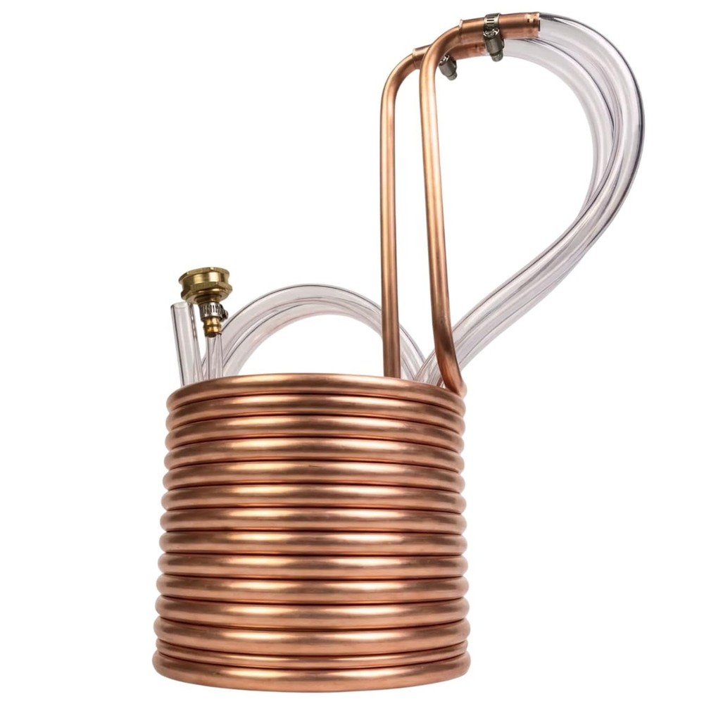 Coldbreak 25Ft. Wort Chiller with Copper Coil - Compact and Basic Immersion B...