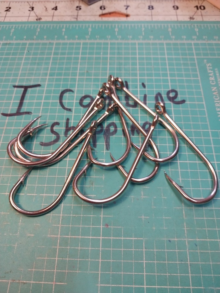 Eagle Claw Nickel 10/0 Tuff Hooks New