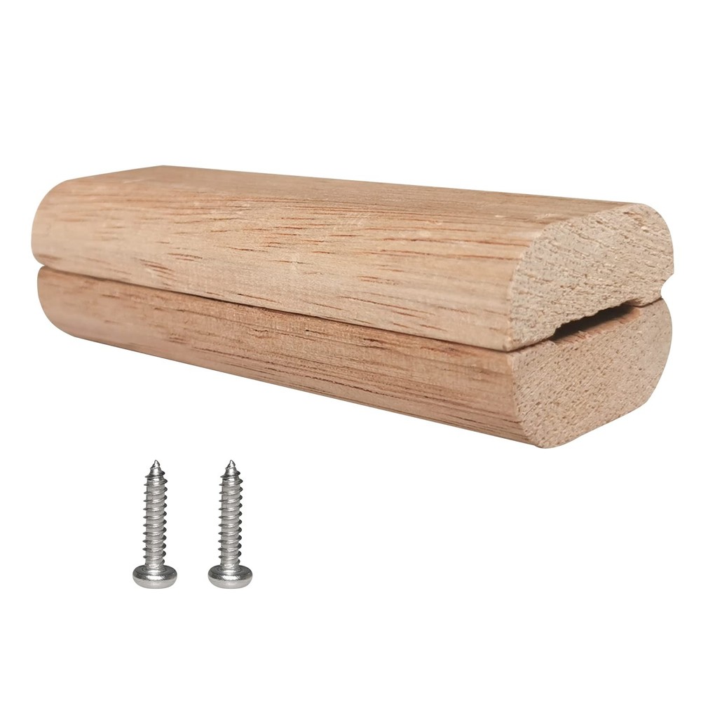 Quantfire 4" Handle Wood Block Replacement for Medium/Small Big Light Brown