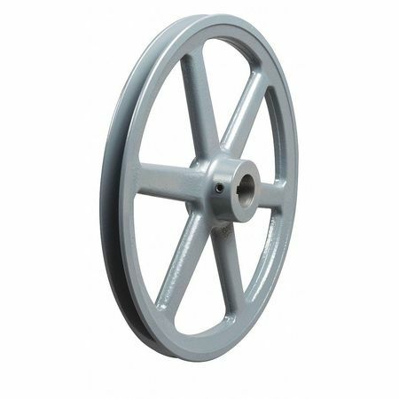 Zoro Select Ak1441 1" Fixed Bore 1 Groove Standard V-Belt Pulley 14.25" Od