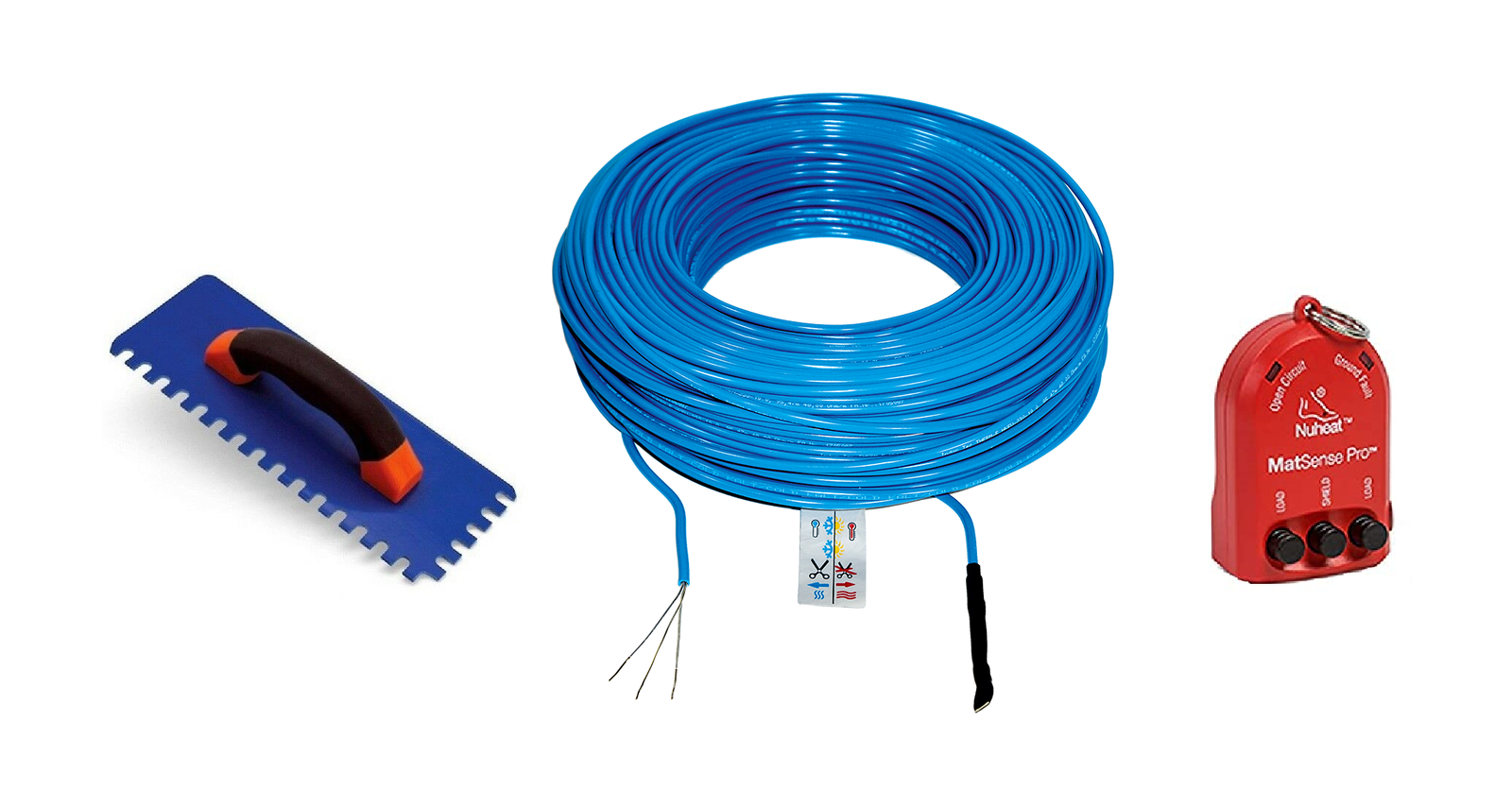 Ardex FLEXBONE Radiant Floor Heating Cable 240V With Fault Indicator, Trowel