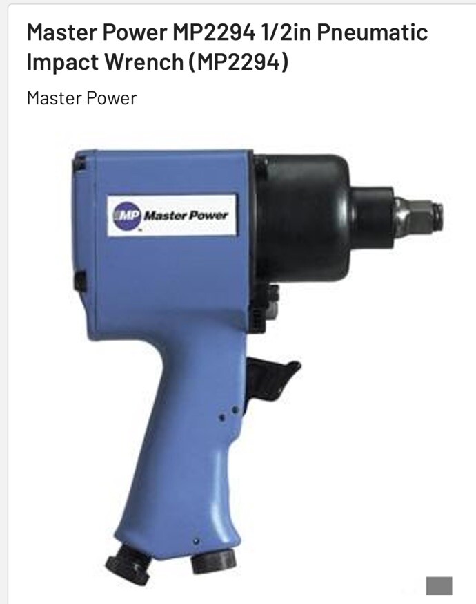 Master Power MP2294 1/2” Impact Nutrunners