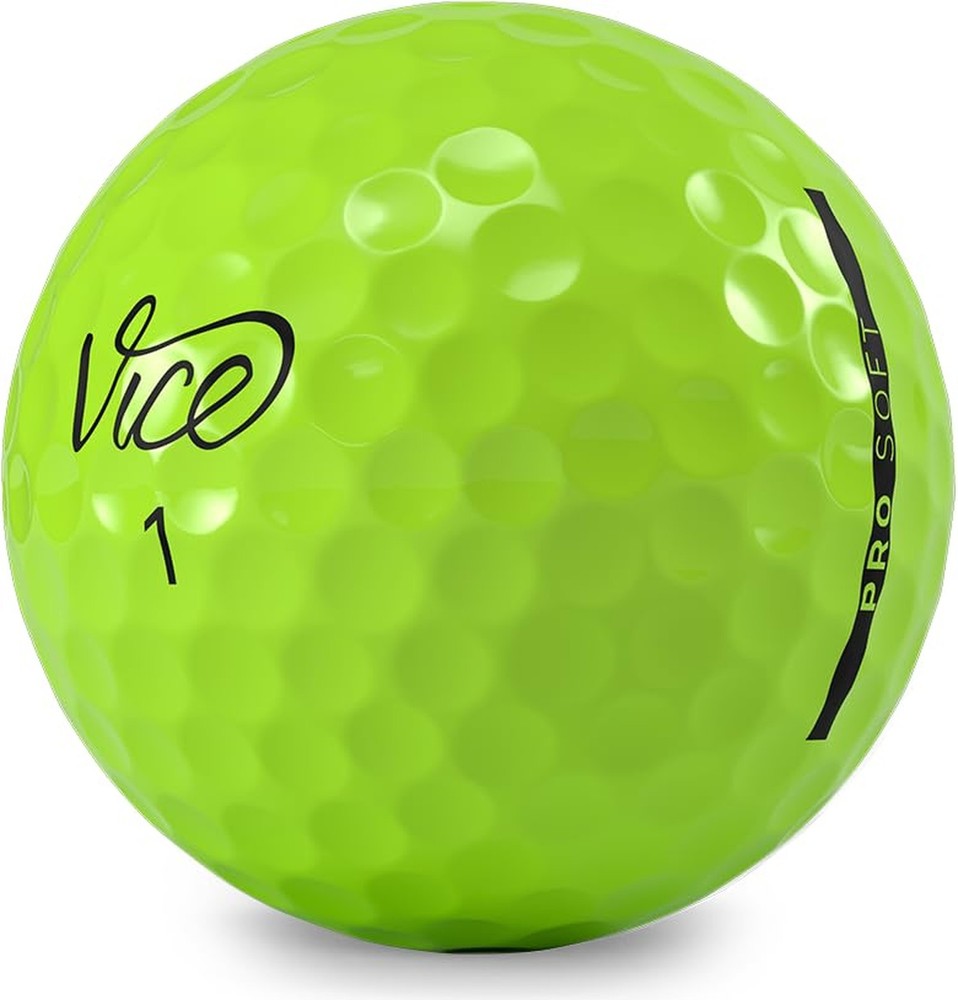 VICE Pro Soft Golf Balls NEON LIME
