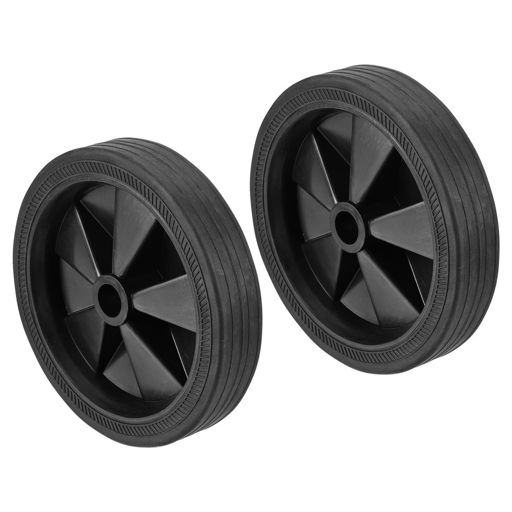 2pcs 5.8" Air Compressor Wheels Universal Air Compressor Wheel Replacement Part