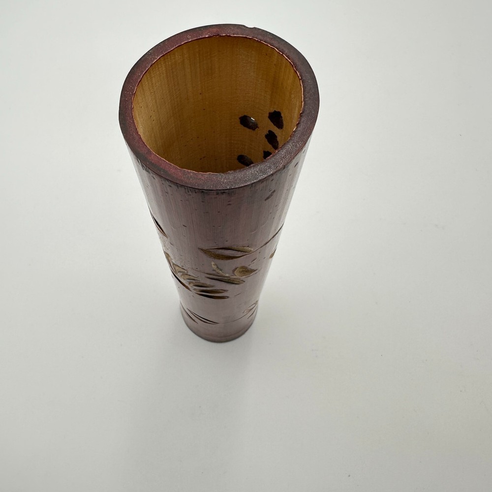 Bamboo Carved Incense Burner / Holder