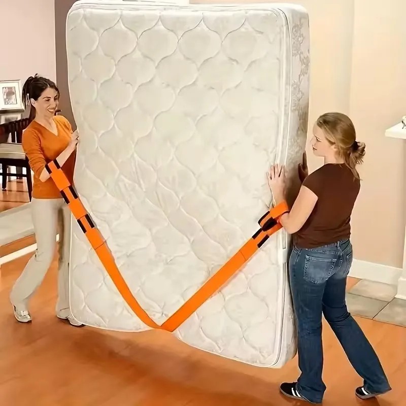 Heavy Duty Furniture & Appliance Moving Straps Reusable Labor‑Saving Handles