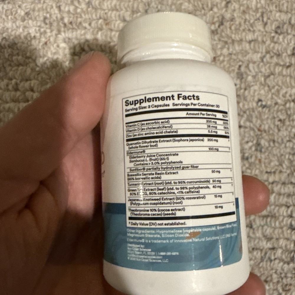 SUN COAST SCIENCES BioShield MD IMMUNE 60ct Exp 25