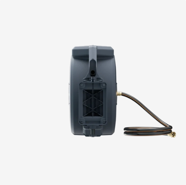 Giraffe Tools Retractable Garden Hose Reel Wall Mount 5/8-IN 115-FT with Nozzle