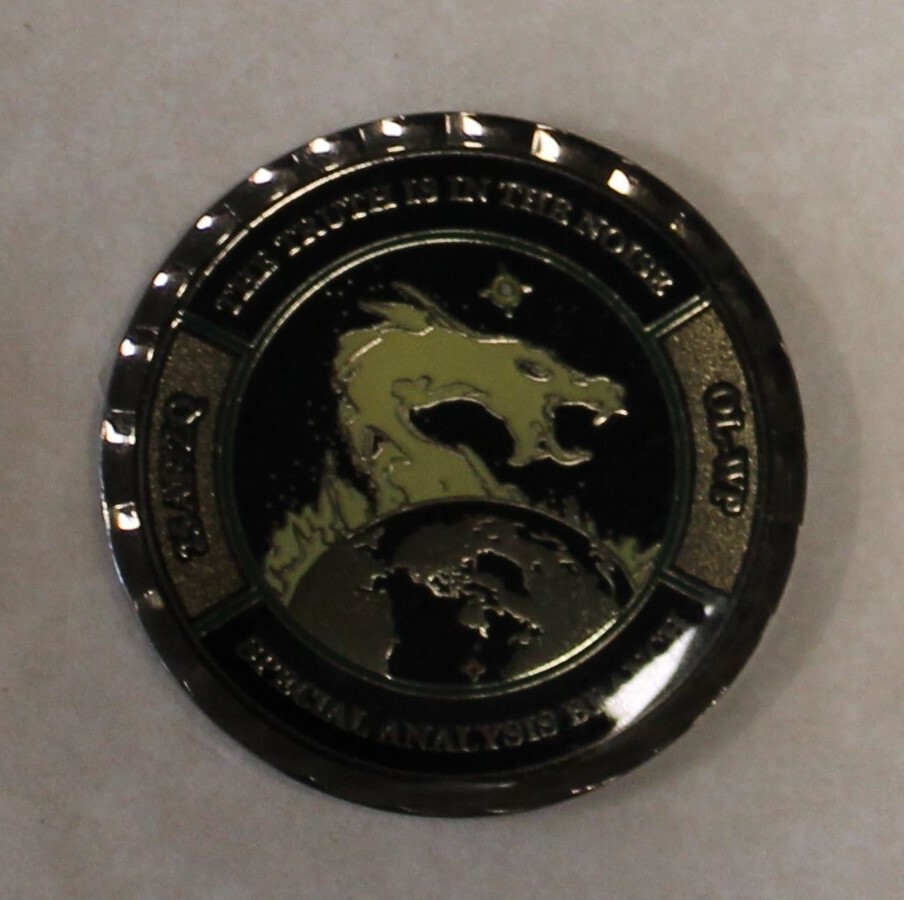 25th Air Force Operating Location Wright Patterson OL-WP Intel Challenge Coin