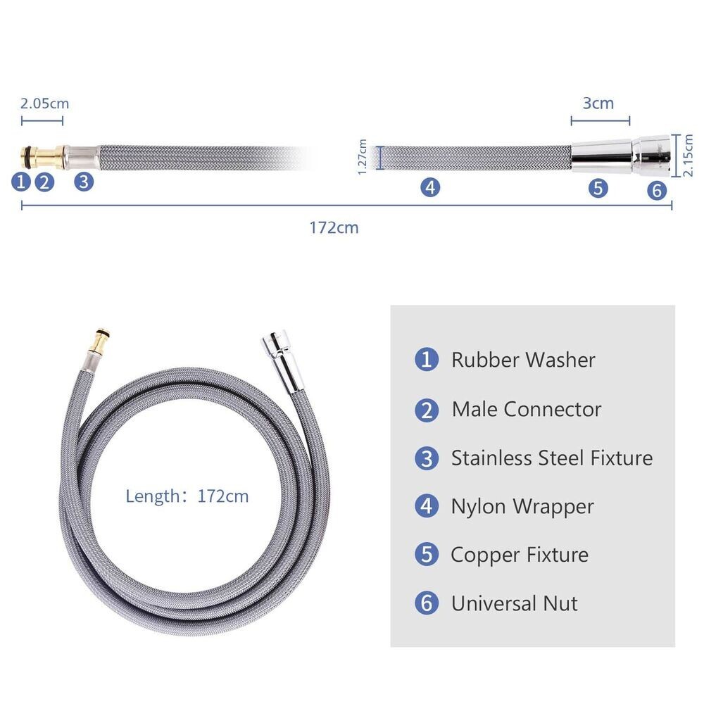150259 Replacement Hose For Moen Pull Down Kitchen Sink Faucet