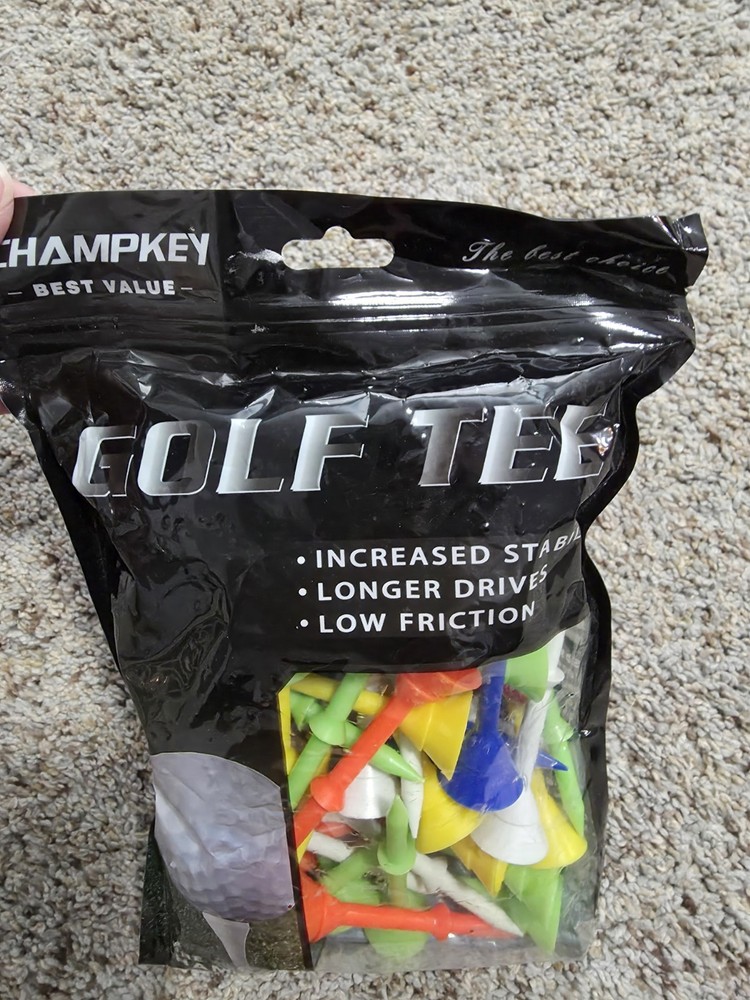 Champkey Golf Tees Assorted Colors