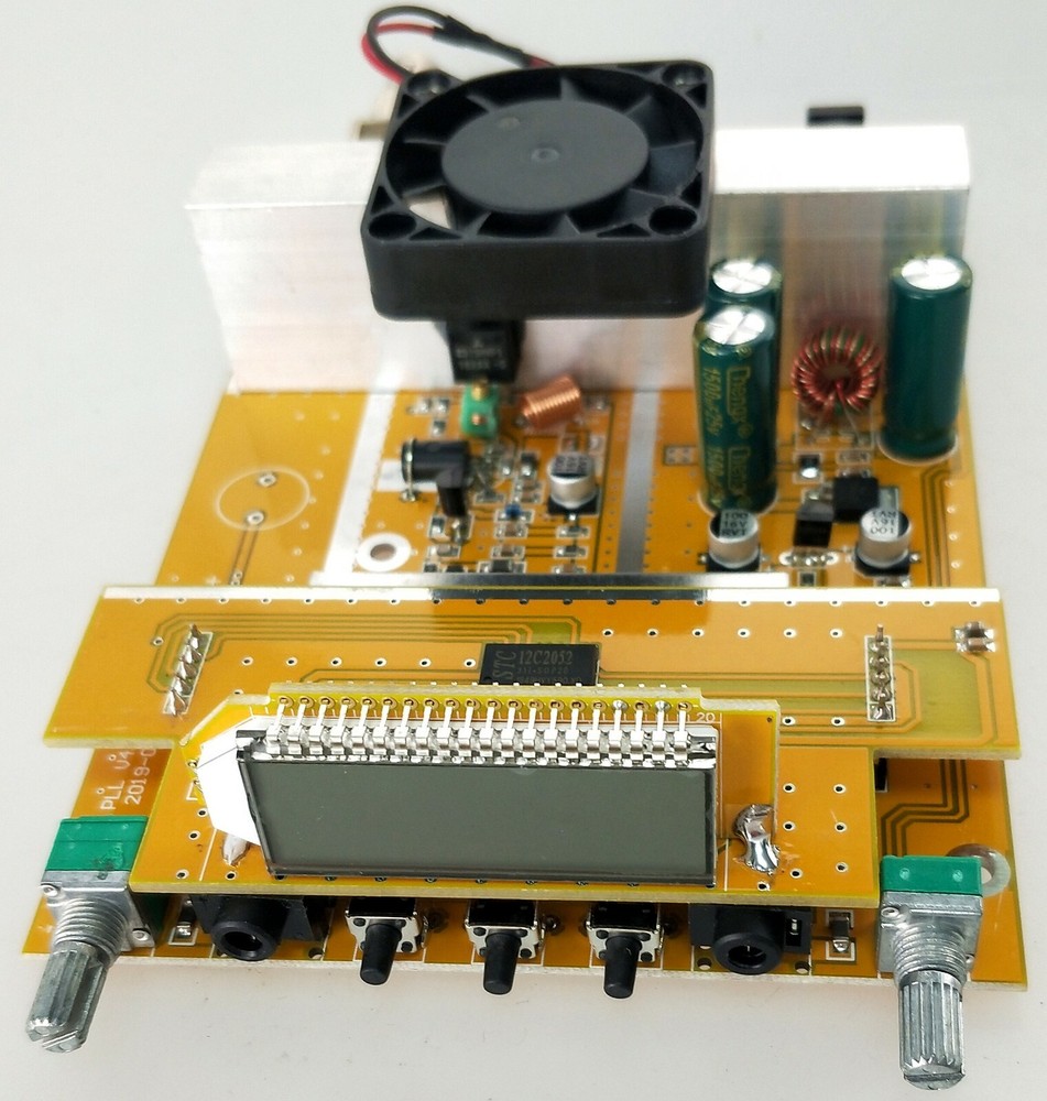 DIY 1.5W/15W Adjustable PLL stereo Fm transmitter broadcast only PCB