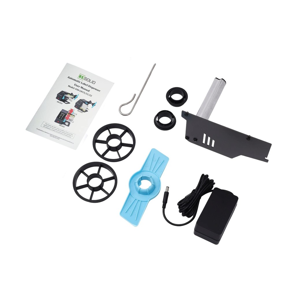 U.S. Solid Automatic Label Dispenser 11 in Roll Diameter 4.7 in Width