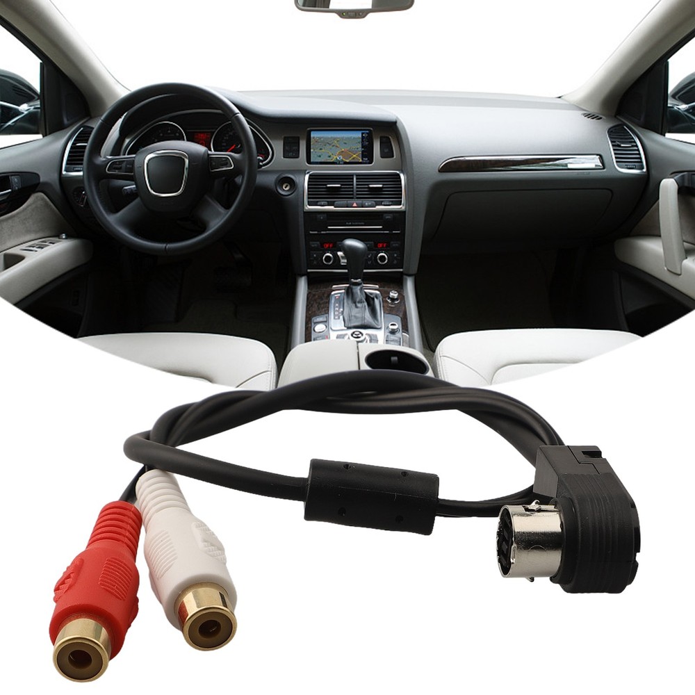 Car Audio System Aux Input Car Audio Cable Quick Installation Wear-resistant