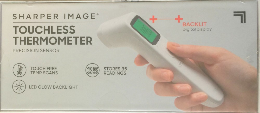 SHARPER IMAGE Digital Touchless Smart Forehead Thermometer