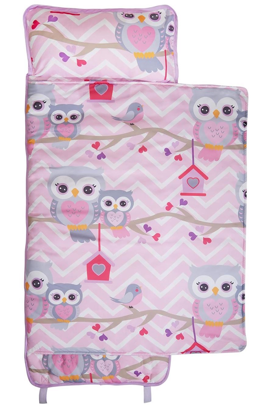 NAP MAT Sleeping Bag with Removable Pillow Kids Toddlers Sleepover EVERYDAY KIDS