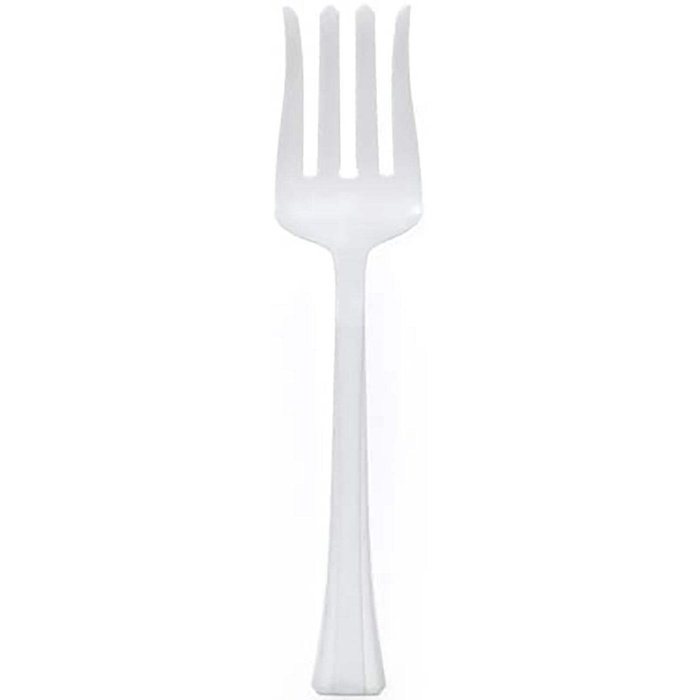Pearl Plastic Salad Heavy Weight Serving Fork 12": 1 Pack