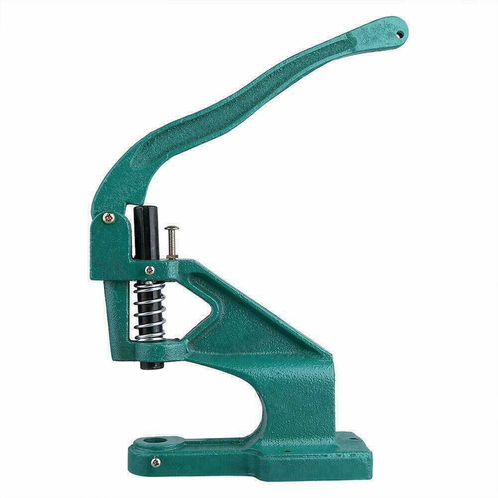 Hand press punching machine for button hole/button hole rivet button hole opener