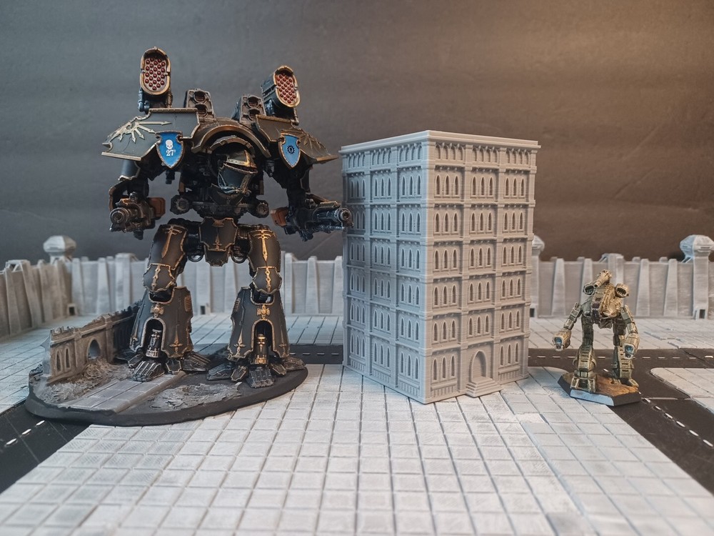 Gothic Building 105 (G105)- Tabletop Wargame Terrain Battletech