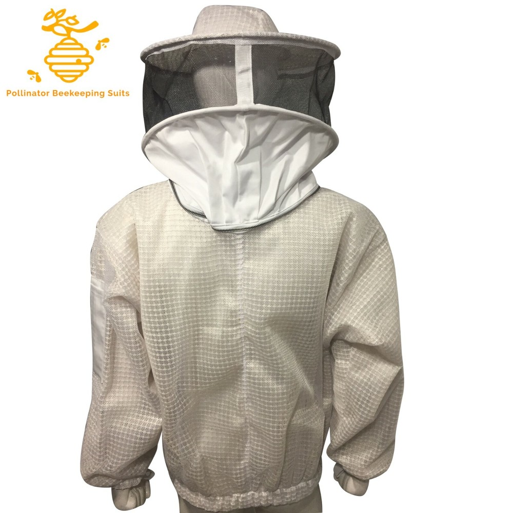 THREE LAYER MESH ULTRA VENTILATED BEEKEEPERS BEE JACKET ROUND VEIL SUPER COOL