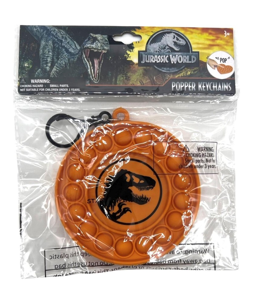 Jurassic World Fidget Pop Keychain 2-Pack