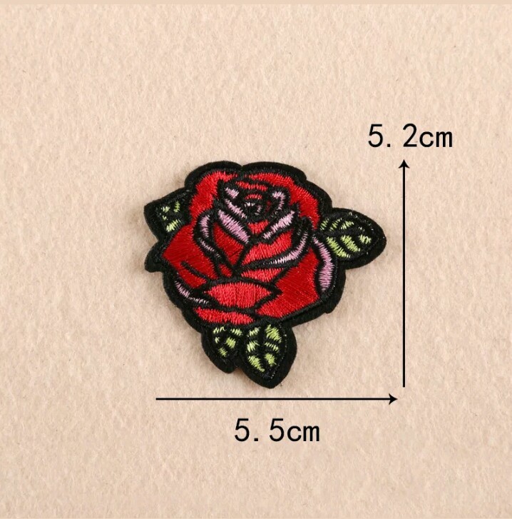 embroidered small Rose
