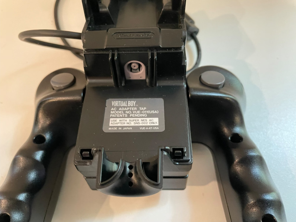 Nintendo Virtual Boy System (SOLDER FIXED), Blockbuster Case, Mario Tennis
