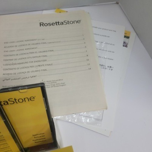 Rosetta Stone Spanish Spain Version Levels 1 w/ Headset