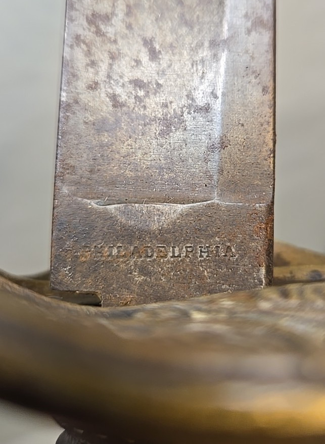 Civil War Model 1850 Foot Officers Sword Saber - Horstmann