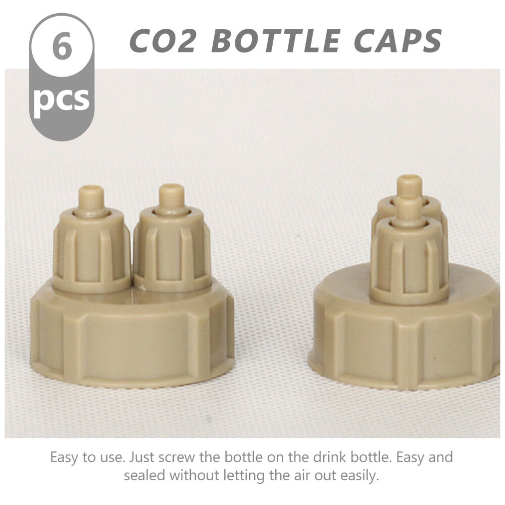 6Pcs Air Diffuser Generator Part DIY Reactor Bottle Cap Covers Self Made
