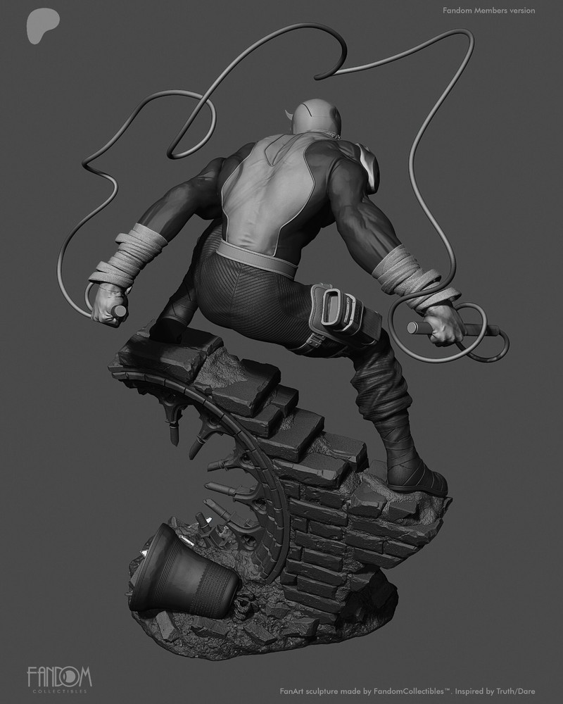 Daredevil 3D Print Unpainted/Unassembled