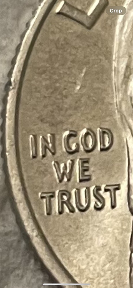 Rare 2023 P Washington Quarter Error Coin " Minted " In Cod We Trust"