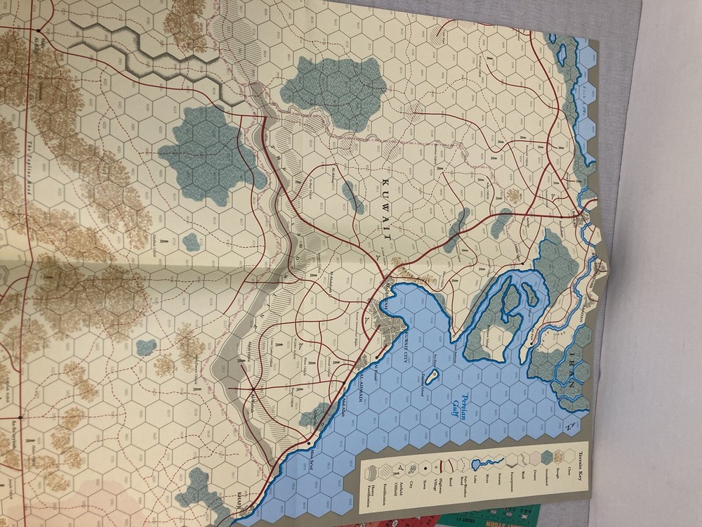 Command Mgz Game Supplement Issue 13 Desert Storm w/Map & Counters - Unpunched