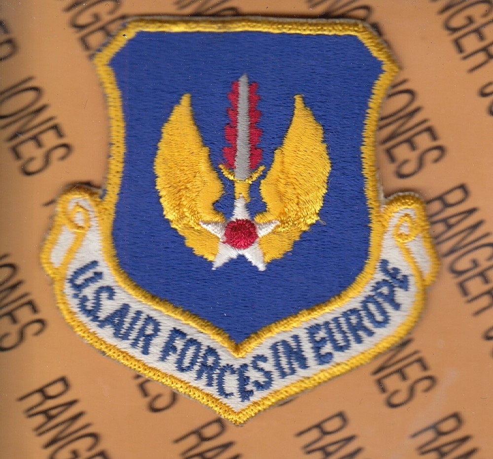 USAF U. S. Air Force In Europe USAFE 3" patch c/e B