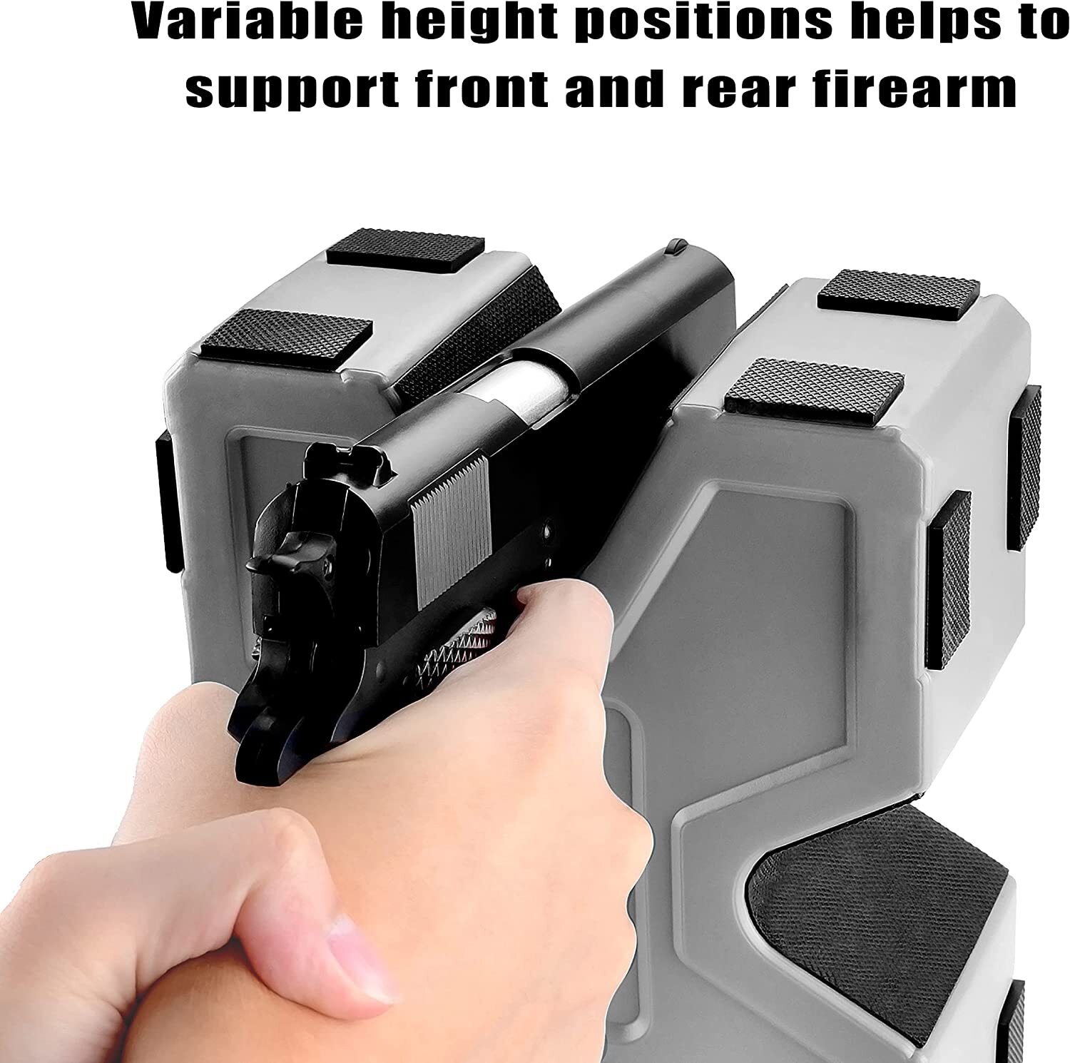 Shooting Rest Non-Slip Block Bench Rest for Rifle and Pistol,Shooting Bench Rest