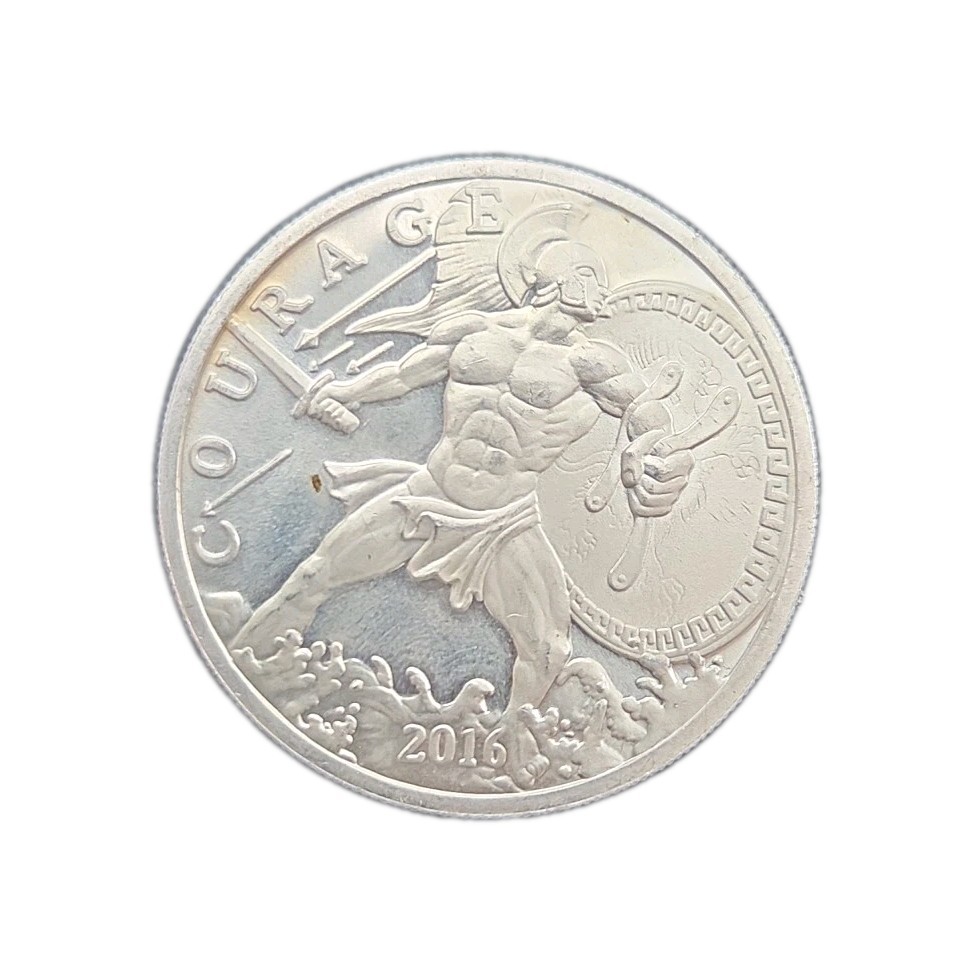 1oz Pure Silver Courage 2016. 1oz ASW