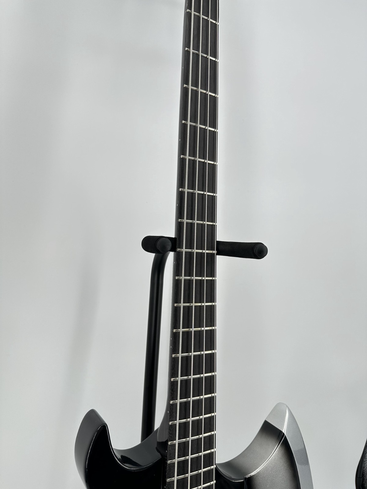 Us Warehouse Axe Bass Gene Simmons Electric Guitar Bass Black 4 Strings