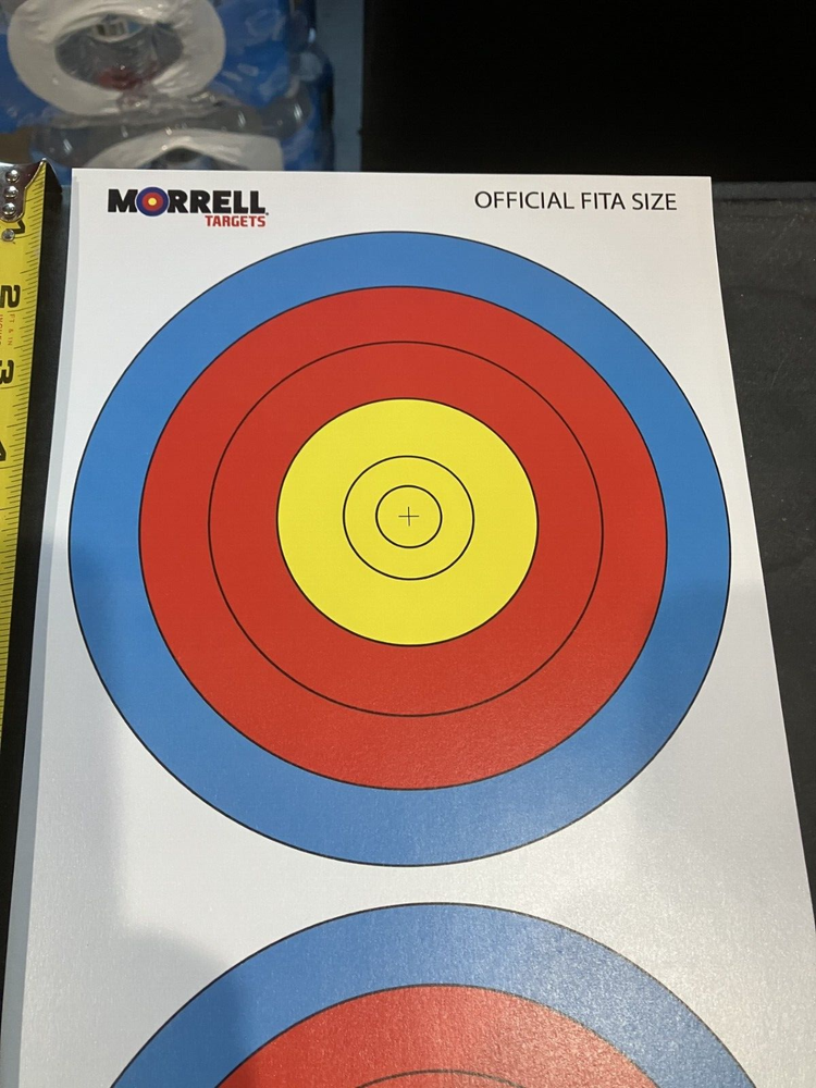 Morrell FITA Compound Paper Face Archery Target - 41 Pack