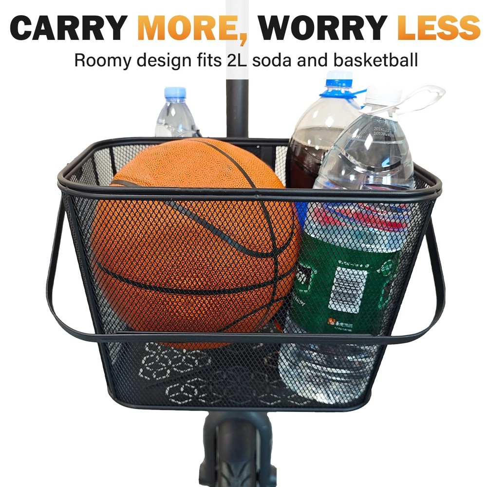 Scooter Basket Extra Large 130lb Loading Capacity Removable Front basket for ...