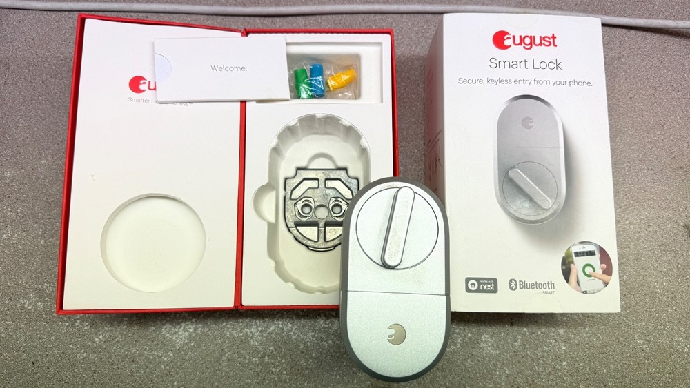 August Smart Lock 3rd Gen Silver - 00195