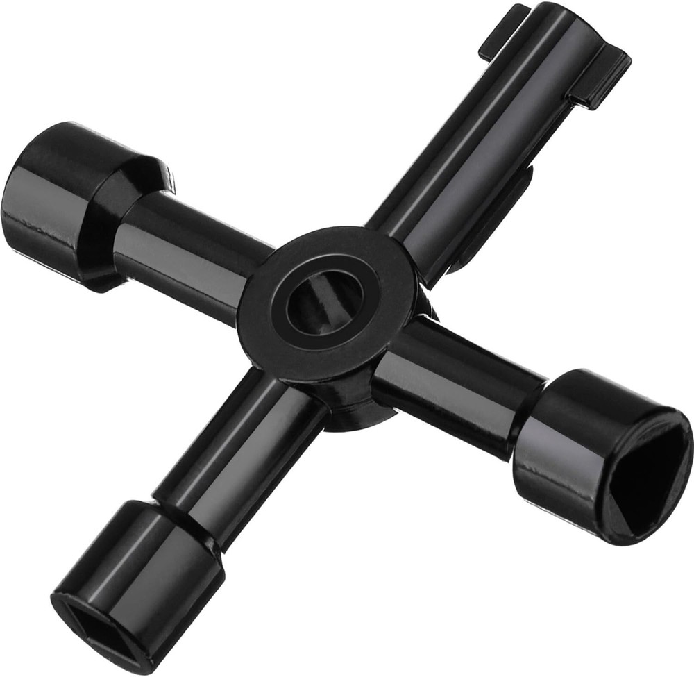 Durable Cross Shape Utility Key – 4 Functions for Home and Professionals