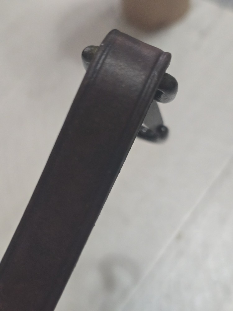 US Cavalry M1917 Leather Canteen Strap. Very Nice.