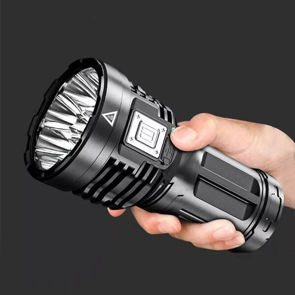 Super Bright 12000000LM Torch 8 LED Flashlight USB Rechargeable Tactical lights