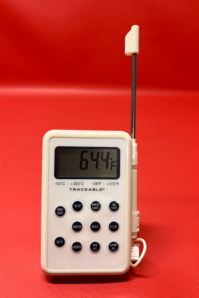 Traceable® Memory/Waterproof Digital Thermometer/ Probe